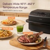 image:imageCosori TWINFRY 9 QT Double Air Fryer Removable Divider PFASFree Ceramic  Dual 45Qt amp Full 9Qt Two Ways to Cook 6in1 Independent Cooking MatchampSync DishwasherSafe Countertop FriendlyBlack