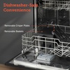 image:imageCosori TWINFRY 9 QT Double Air Fryer Removable Divider PFASFree Ceramic  Dual 45Qt amp Full 9Qt Two Ways to Cook 6in1 Independent Cooking MatchampSync DishwasherSafe Countertop FriendlyDark Grey
