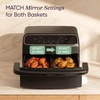 image:imageCosori TWINFRY 9 QT Double Air Fryer Removable Divider PFASFree Ceramic  Dual 45Qt amp Full 9Qt Two Ways to Cook 6in1 Independent Cooking MatchampSync DishwasherSafe Countertop FriendlyBlack