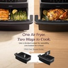 image:imageCosori TWINFRY 9 QT Double Air Fryer Removable Divider PFASFree Ceramic  Dual 45Qt amp Full 9Qt Two Ways to Cook 6in1 Independent Cooking MatchampSync DishwasherSafe Countertop FriendlyBlack