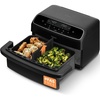 image:imageCosori TWINFRY 9 QT Double Air Fryer Removable Divider PFASFree Ceramic  Dual 45Qt amp Full 9Qt Two Ways to Cook 6in1 Independent Cooking MatchampSync DishwasherSafe Countertop FriendlyBlack